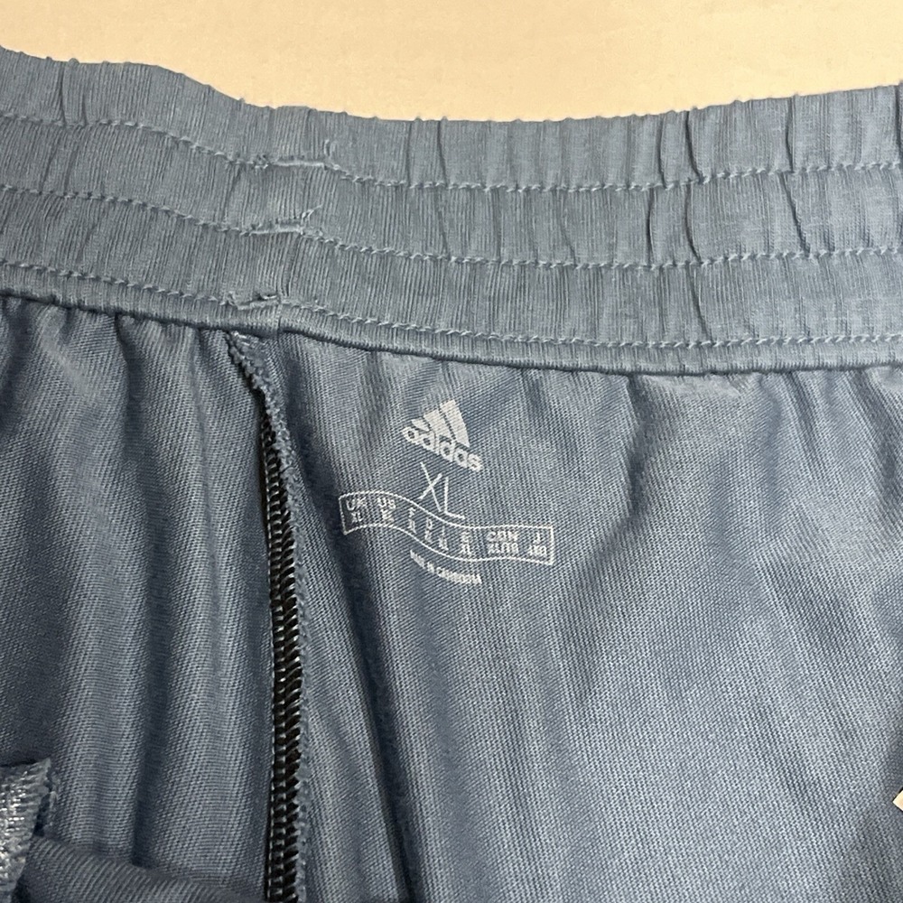 Adidas Essentials 3-Stripes Shorts Mens XL Blue Baggy Workout Streetwear - Picture 4 of 6